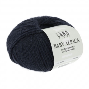 Lang Yarns Baby Alpaca - Pelote de 50 gr - Coloris 0025 Navy