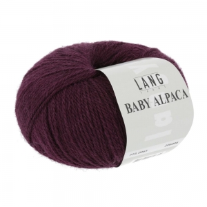 Lang Yarns Baby Alpaca - Pelote de 50 gr - Coloris 0065 Anémone