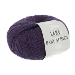 Lang Yarns Baby Alpaca - Pelote de 50 gr - Coloris 0080 Viola