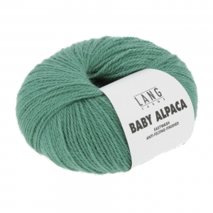 Lang Yarns Baby Alpaca - Pelote de 50 gr - Coloris 0117 Quartz Vert