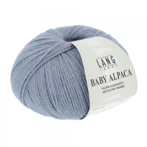 Lang Yarns Baby Alpaca - Pelote de 50 gr - Coloris 0133 Jeans Clair