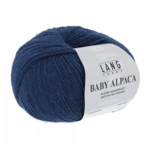 Lang Yarns Baby Alpaca - Pelote de 50 gr - Coloris 0135 Bleu Marine
