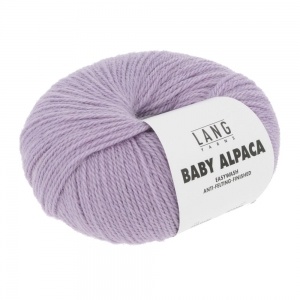 Lang Yarns Baby Alpaca - Pelote de 50 gr - Coloris 0146 Lilas Clair
