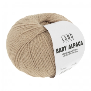 Lang Yarns Baby Alpaca - Pelote de 50 gr - Coloris 0238 Camel