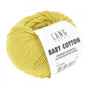 Lang Yarns Baby Cotton - Pelote de 50 gr - Coloris 0358 Pistache