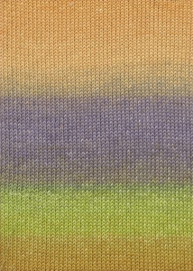 Lang Yarns Baby Cotton Color - Pelote de 50 gr - Coloris 0028 Jaune/Saumon
