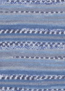 Lang Yarns Baby Cotton Color - Pelote de 50 gr - Coloris 0034 Bleu
