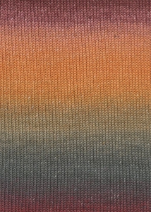 Lang Yarns Baby Cotton Color - Pelote de 50 gr - Coloris 0056 Multicolor/Orange