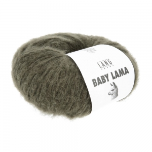 Lang Yarns Baby Lama - Pelote de 50 gr - Coloris 0008 Gris-Vert