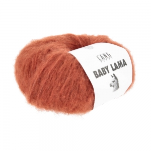 Lang Yarns Baby Lama - Pelote de 50 gr - Coloris 0159 Orange