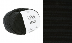 Lang Yarns Belle - Pelote de 50 gr - Coloris 0004 Noir