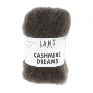 Lang Yarns Cashmere Dreams - Pelote de 25 gr - Coloris 0268 Espresso