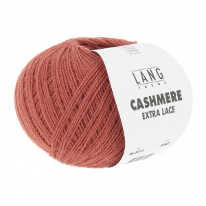 Lang Yarns Cashmere Extra Lace - Pelote de 25 gr - Coloris 0015 Cuivre
