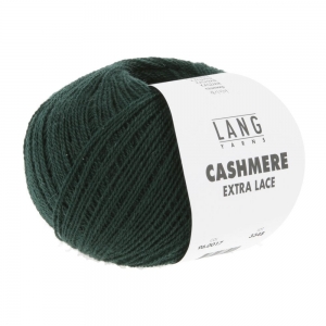 Lang Yarns Cashmere Extra Lace - Pelote de 25 gr - Coloris 0017 Sapin