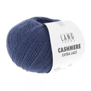 Lang Yarns Cashmere Extra Lace - Pelote de 25 gr - Coloris 0035 Bleu Marine