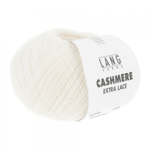 Lang Yarns Cashmere Extra Lace - Pelote de 25 gr - Coloris 0094 Ecru