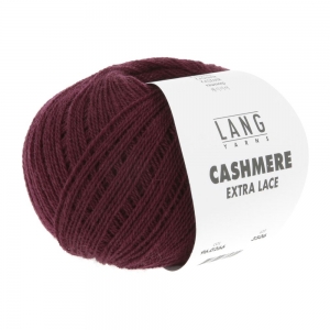 Lang Yarns Cashmere Extra Lace - Pelote de 25 gr - Coloris 0266 Baie Mélangé