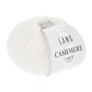 Lang Yarns Cashmere Lace - Pelote de 25 gr - Coloris 0002 Écru