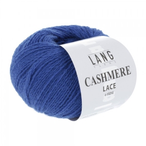 Lang Yarns Cashmere Lace - Pelote de 25 gr - Coloris 0006 Bleu