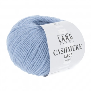 Lang Yarns Cashmere Lace - Pelote de 25 gr - Coloris 0020 Bleu Clair