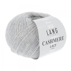 Lang Yarns Cashmere Lace - Pelote de 25 gr - Coloris 0023 Girs Clair Mélangé