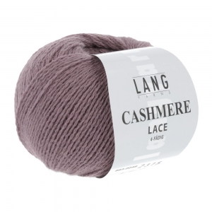 Lang Yarns Cashmere Lace - Pelote de 25 gr - Coloris 0048 Vieux Rose