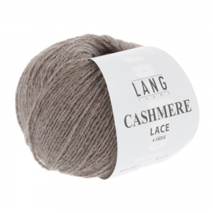 Lang Yarns Cashmere Lace - Pelote de 25 gr - Coloris 0067 Marron Clair Mélangé