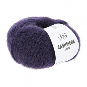 Lang Yarns Cashmere Light - Pelote de 25 gr - Coloris 0090 Violet Foncé