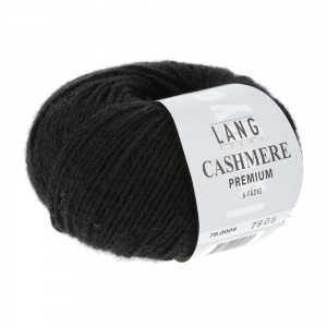 Lang Yarns Cashmere Premium - Pelote de 25 gr - Coloris 0004 Noir