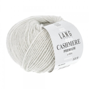 Lang Yarns Cashmere Premium - Pelote de 25 gr - Coloris 0023 Gris Clair Mélangé