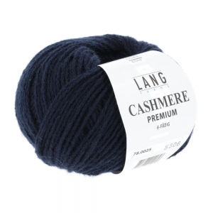 Lang Yarns Cashmere Premium - Pelote de 25 gr - Coloris 0025 Navy