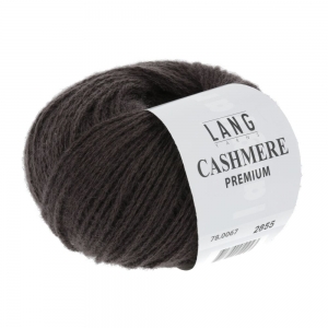 Lang Yarns Cashmere Premium - Pelote de 25 gr - Coloris 0067 Marron Foncé