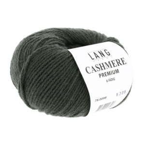 Lang Yarns Cashmere Premium - Pelote de 25 gr - Coloris 0098 Olive Foncé