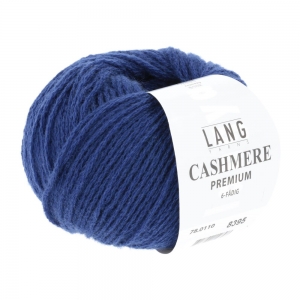 Lang Yarns Cashmere Premium - Pelote de 25 gr - Coloris 0110 Bleu Foncé