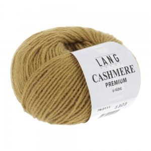 Lang Yarns Cashmere Premium - Pelote de 25 gr - Coloris 0111 Ocre