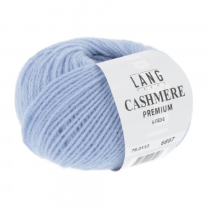 Lang Yarns Cashmere Premium - Pelote de 25 gr - Coloris 0133 Jeans Mélangé