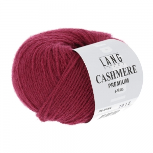 Lang Yarns Cashmere Premium - Pelote de 25 gr - Coloris 0164 Vineux