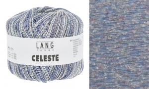 Lang Yarns Celeste - Pelote de 50 gr - Coloris 0021 Bleu Claire