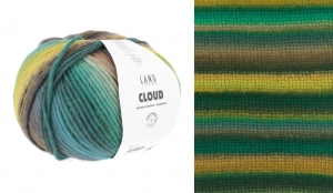 Lang Yarns Cloud - Pelote de 100 gr - Coloris 0004 Vert