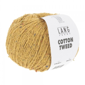 Lang Yarns Cotton Tweed - Pelote de 50 gr - Coloris 0011 Ocre