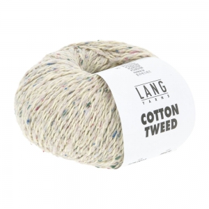 Lang Yarns Cotton Tweed - Pelote de 50 gr - Coloris 0013 Jaune Baby