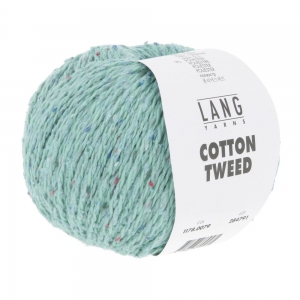 Lang Yarns Cotton Tweed - Pelote de 50 gr - Coloris 0079 Turquoise