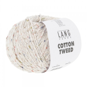 Lang Yarns Cotton Tweed - Pelote de 50 gr - Coloris 0094 Écru