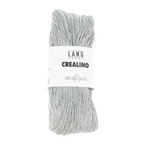 Lang Yarns Crealino - Pelote de 50 gr - Coloris 0003 Gris Clair Mélangé