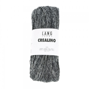 Lang Yarns Crealino - Pelote de 50 gr - Coloris 0104 Noir/Blanc