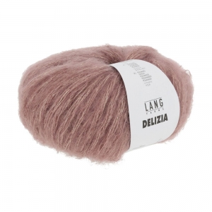 Lang Yarns Delizia - Pelote de 50 gr - Coloris 0009 Rose