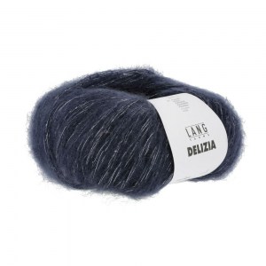 Lang Yarns Delizia - Pelote de 50 gr - Coloris 0034 Bleu marine