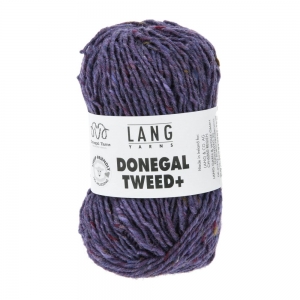Lang Yarns Donegal Tweed+ - Pelote de 50 gr - Coloris 0047 Violet Clair