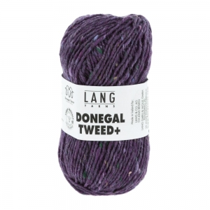 Lang Yarns Donegal Tweed+ - Pelote de 50 gr - Coloris 0090 Violet