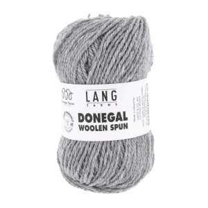 Lang Yarns Donegal Woolen Spun - Pelote de 50 gr - Coloris 0003 Gris Clair